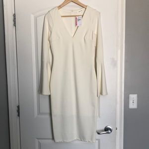 Simple elegant off white dress